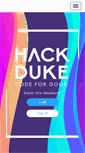 Mobile Screenshot of hackduke.org