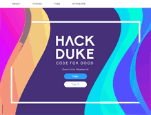 Tablet Screenshot of hackduke.org
